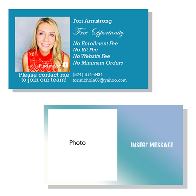 Business Card w/ Personalized Back