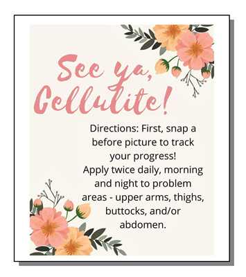 See Ya Cellulite Inserts